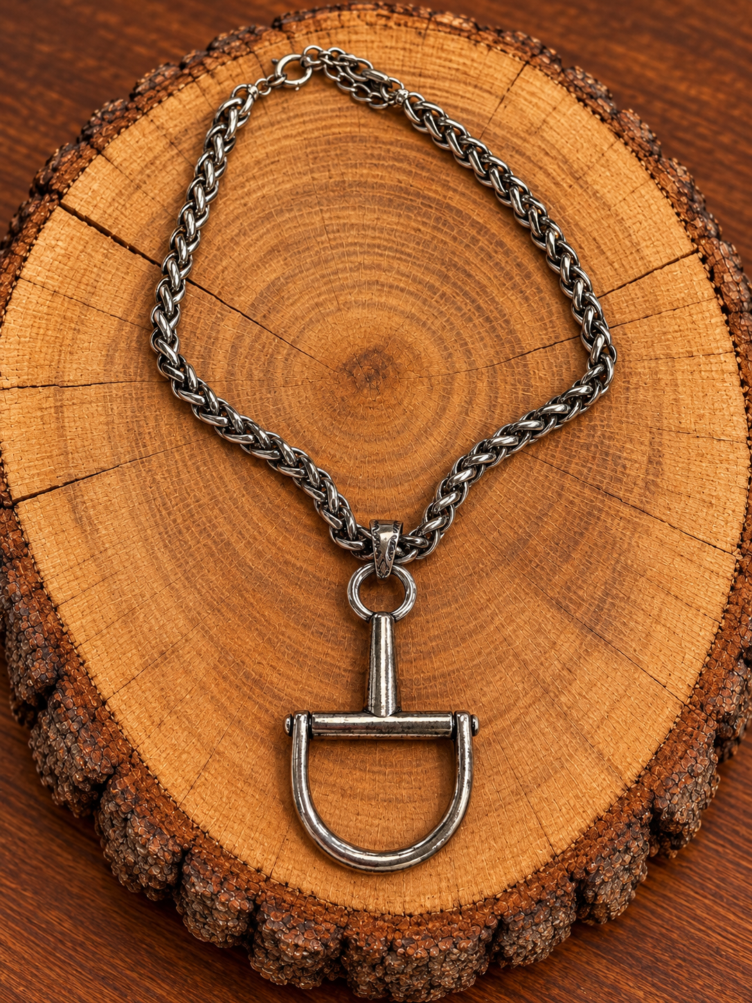 Snaffle Bit Statement Necklace
