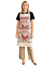 Red Hen vintage feed sack apron