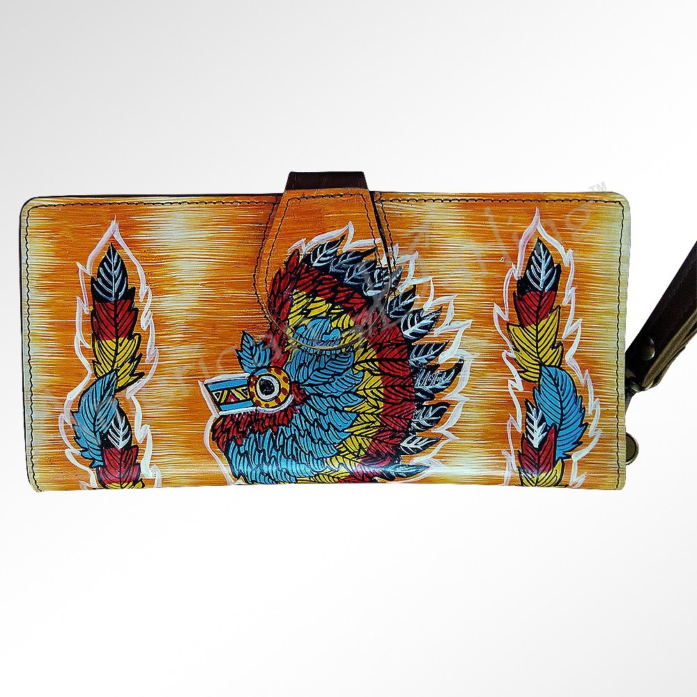 American Darling Hand-painted Headdress Wallet
