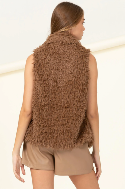 Awaiting Winter Brown Sugar Vest