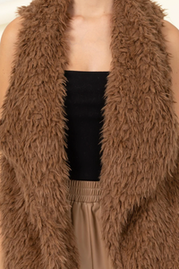 Awaiting Winter Brown Sugar Vest