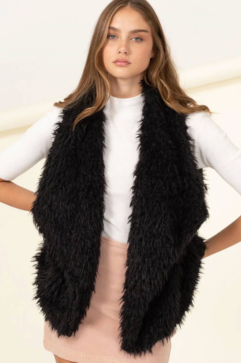 Awaiting Winter Black Vest