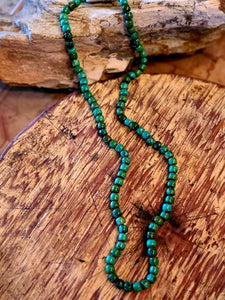 Long African Turquoise Necklace