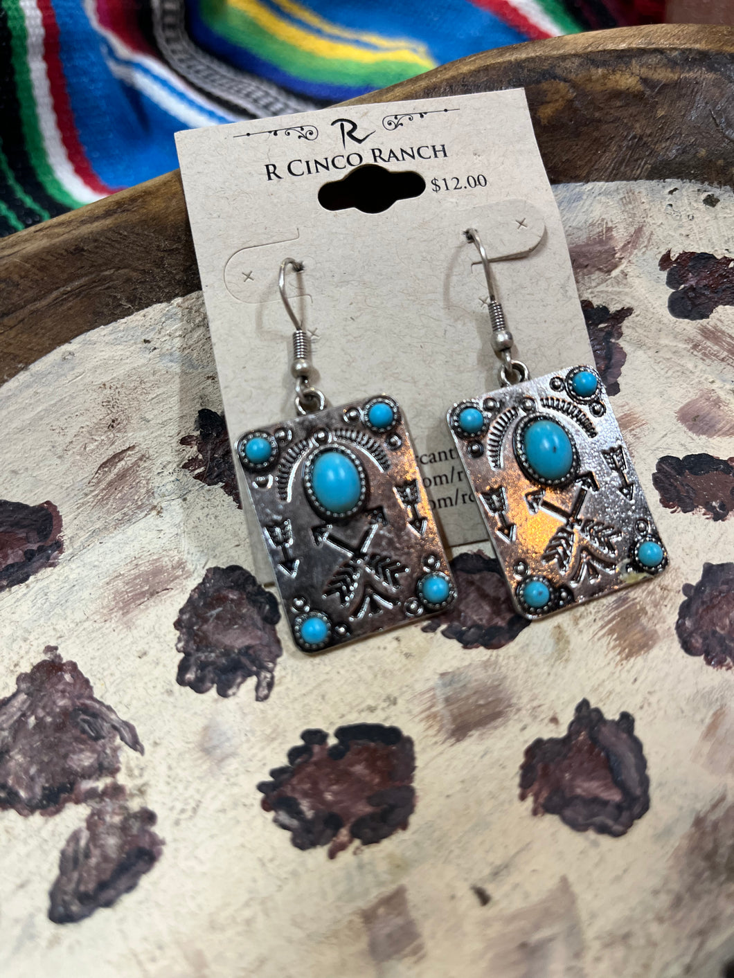 Turquoise Tribe  Earrings