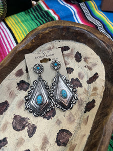 Turquoise Sierra Earrings