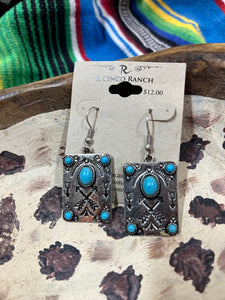 Turquoise Tribe  Earrings