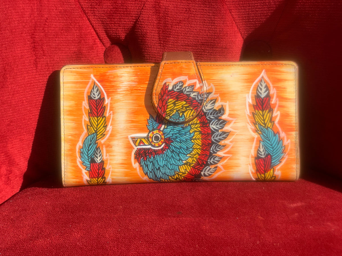 American Darling Hand-painted Headdress Wallet