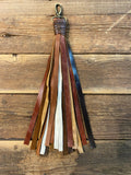 10” Tassel Mult Leather: Various Browns & Cream leathers!