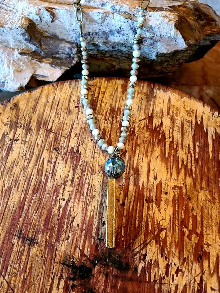 Ocean Agate Necklace