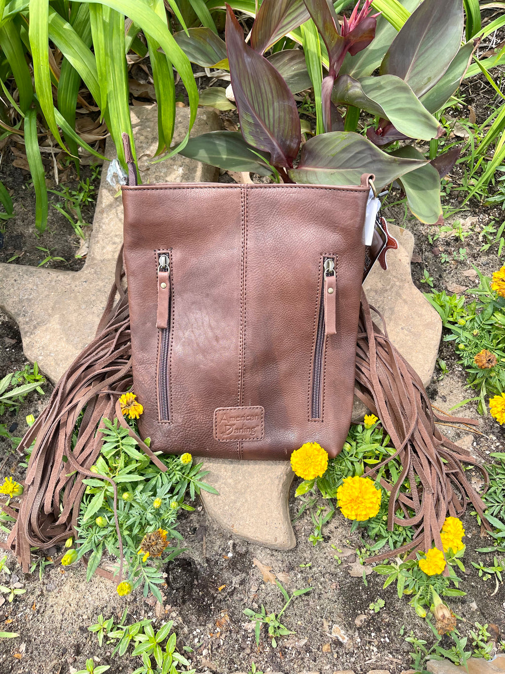 Floral Fringe Bag