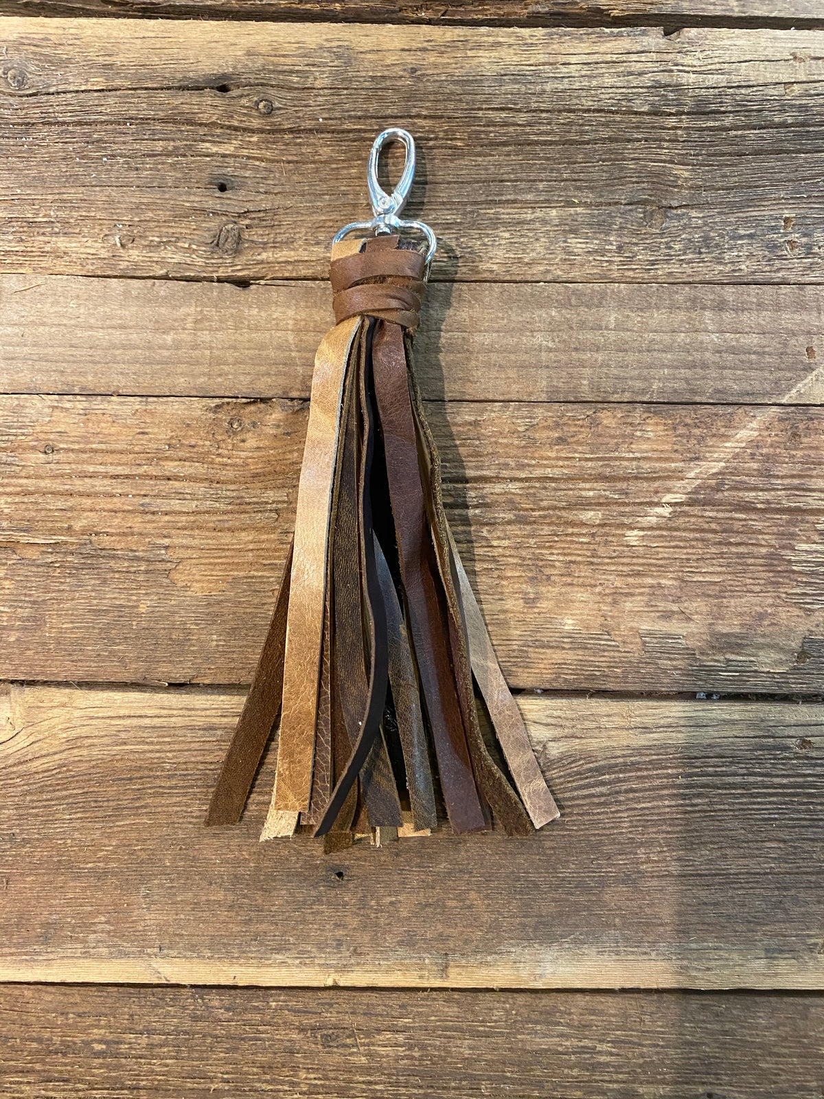 7” Tassel Mult Leather: Various Brown leathers!