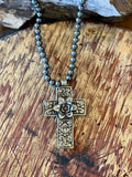 Cross Silver Necklace