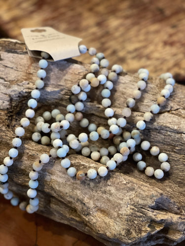 Amazonite bead necklace