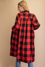 Red Buffalo Check Duster